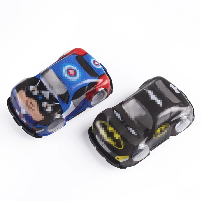 China Plastic Toy Factory Mini Pull Back Toy Car Friction Toy Vehicle Cartoon Character For Promotion Gifts