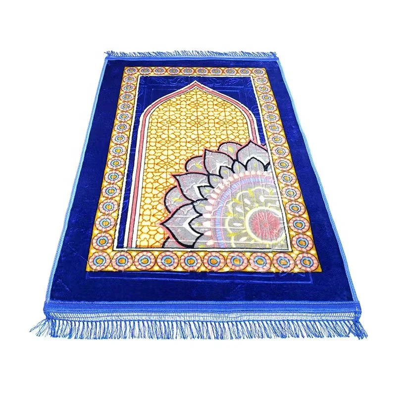 3d Саудовский Мусульманский Стиль Низкая цена Высокое качество религиозный дешевый молитвенный коврик с сумкой