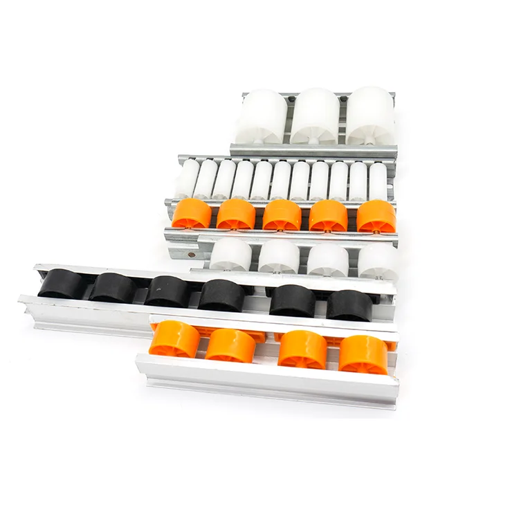 
flow plastic wheels roller track For assembly line flow rail 