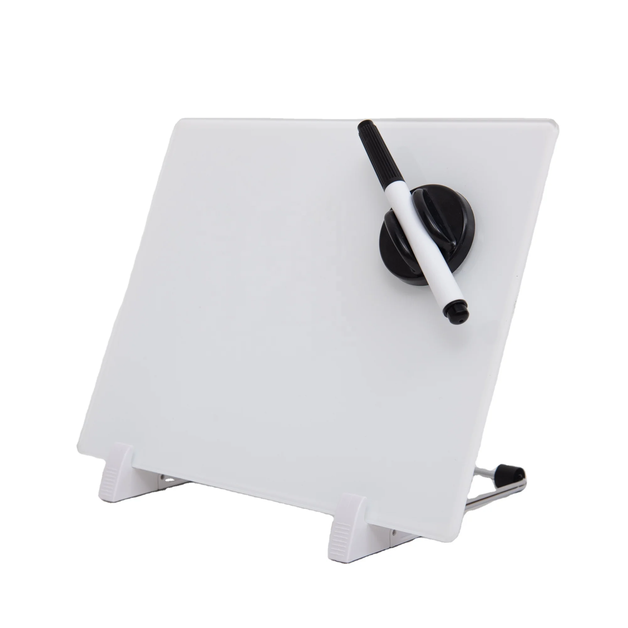Factory Manufacturer Custom Desktop Planning Glassboard Portable Magnetic Whiteboard