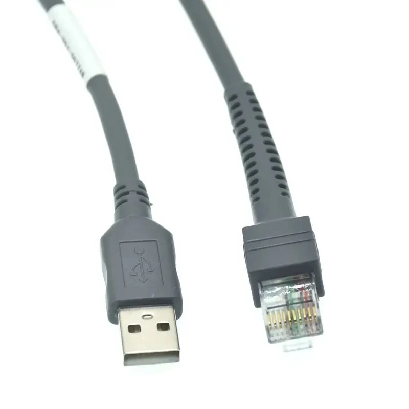 LS2208 Scan gun data cable usb RJ48 RJ50 interface scanning device cable suitable for Zebra Xunbao Motorola Honeywell Delijie