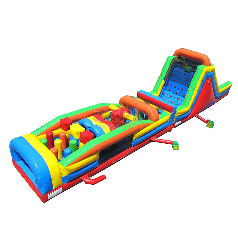 ZZPL new course outdoor backyard sport games inflatable obstacle