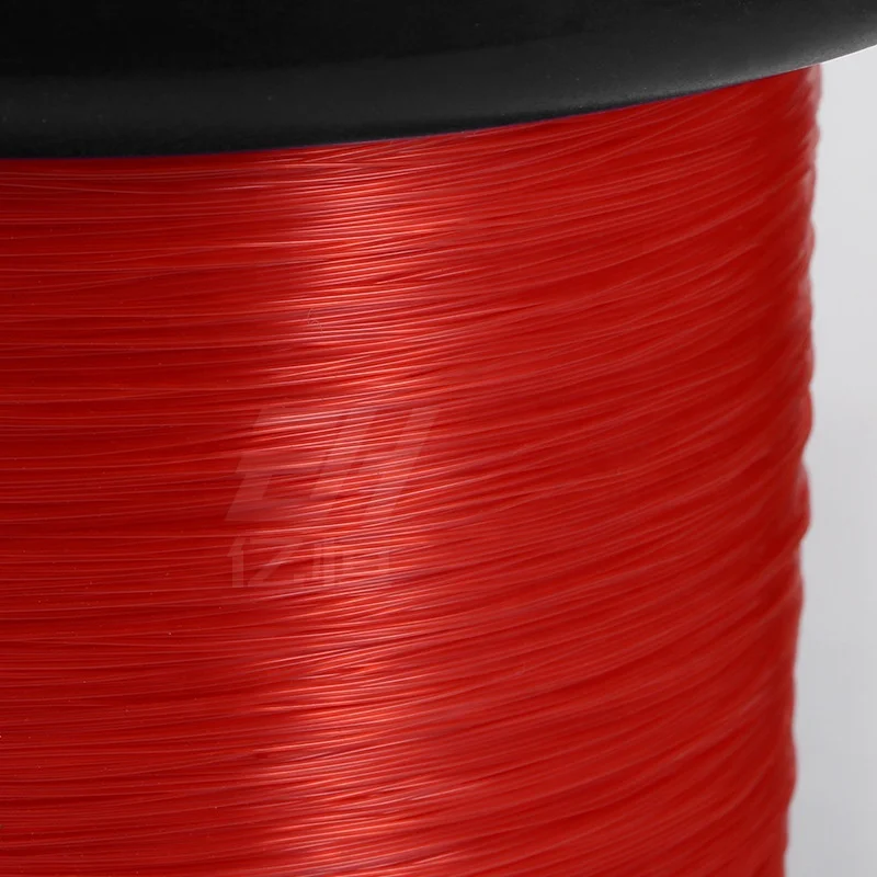 0.25mm Red color HDPE Monofilament Yarn for PE braided Rop