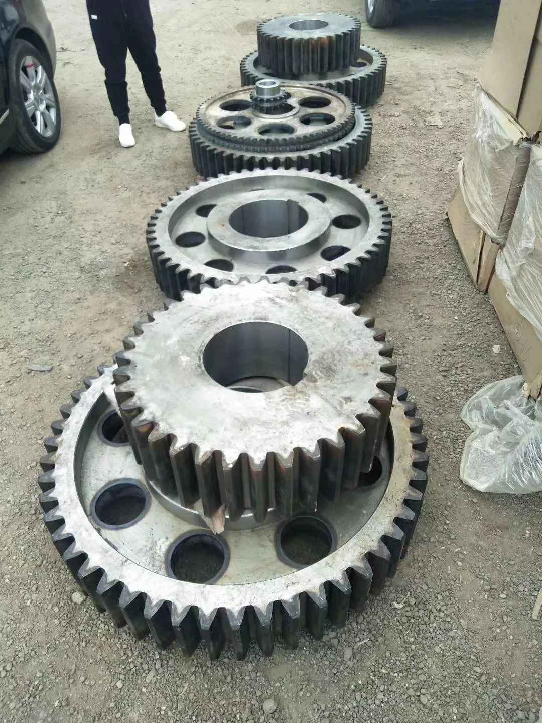 Large Diameter Large Module High-Frequency Quenching Teeth Straight Gear Bevel Gear