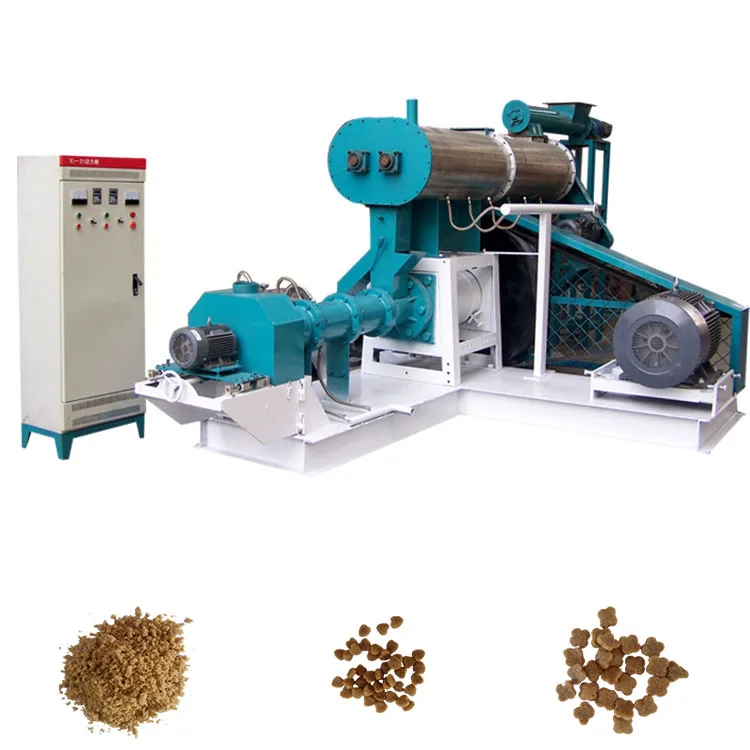 Hot Sale Industrial Automatic Large Capacity Animal Fish Feed Machine Dog Pet Food Machine