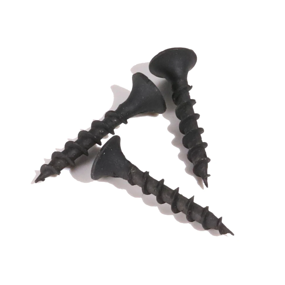 Wholesale Thread Black Phosphate Flat Bugle Head Gypsum Board Drywall Screw for drywall phillips black Self Tapping Screw