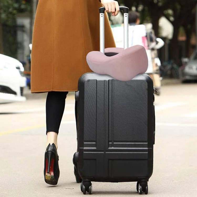 High Quality Functional Cooling Set Eye Mask Neck Cushion Rest 3 in1 U Shape Memory Foam Travel Neck Pillow