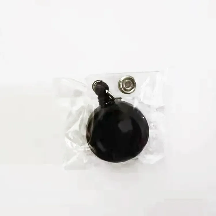 Прочный круглый держатель для ключей Yoyo сублимационная выдвижная катушка с металлическим зажимом