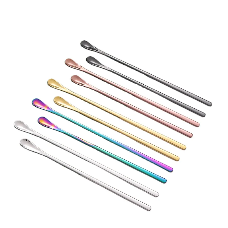 304 металлическая ложка для перемешивания из нержавеющей стали