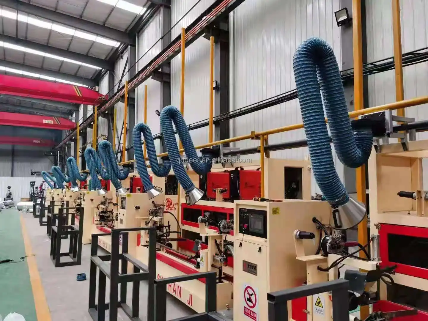 Industry Dust Collector Suction Arm/Fume Extraction Hose with Exhaust Motor Fan