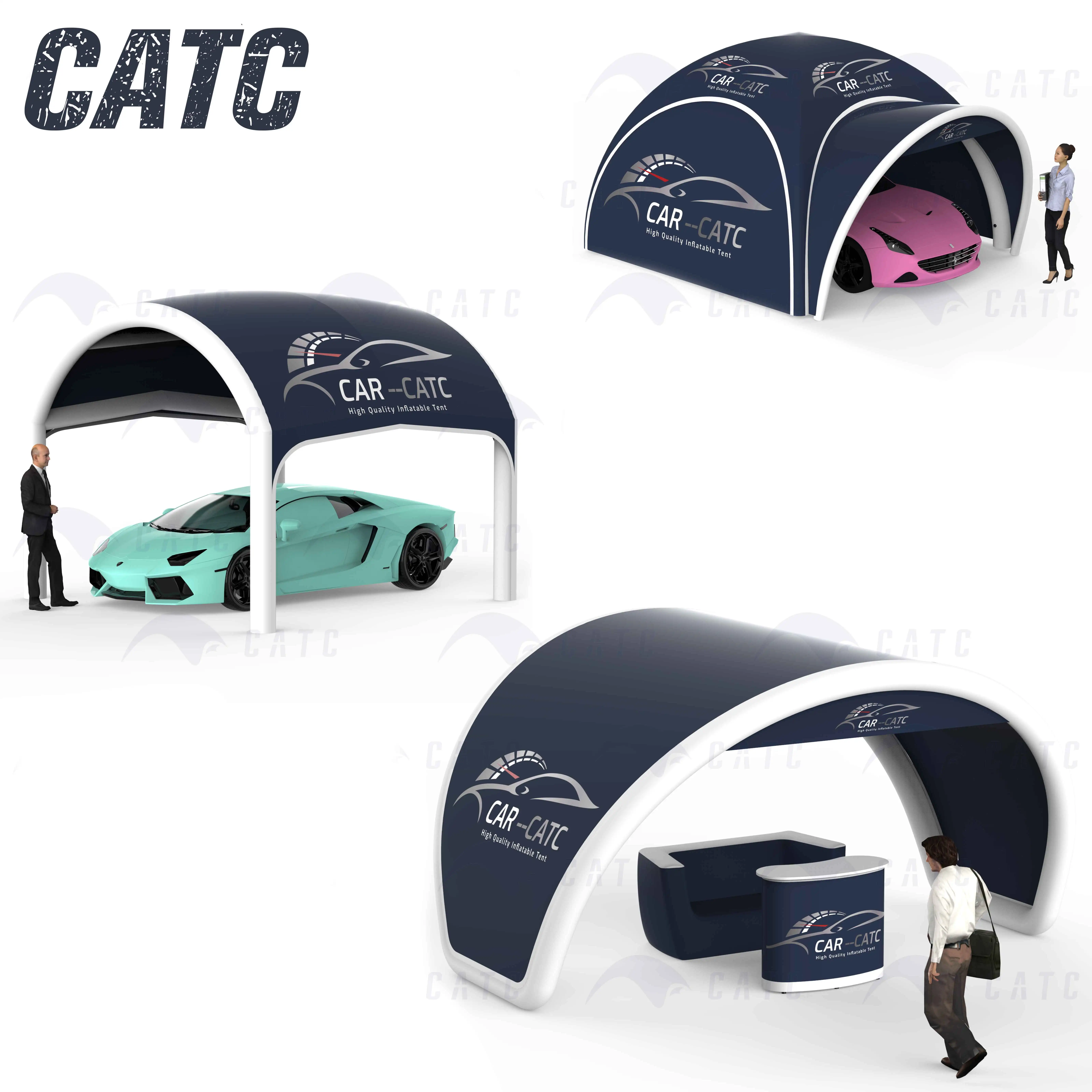 CATC Fancy Car Used Waterproof PVC Inflatable Shelter Tent for Outdoor Events Large Customized Size Canopy Air Tents