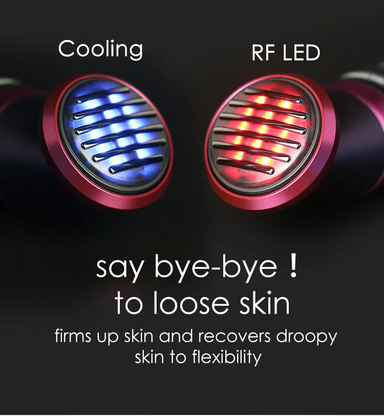 Machine For Facial lift 7 In 1 Ems Face Lifting Led Light Therapy Skin Rejuvenation Massager RF Beauty Device Facial Machine