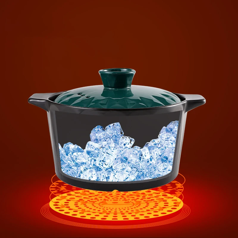 Single-bottom Ceramic casserole Casserole with lid Household Kitchen
