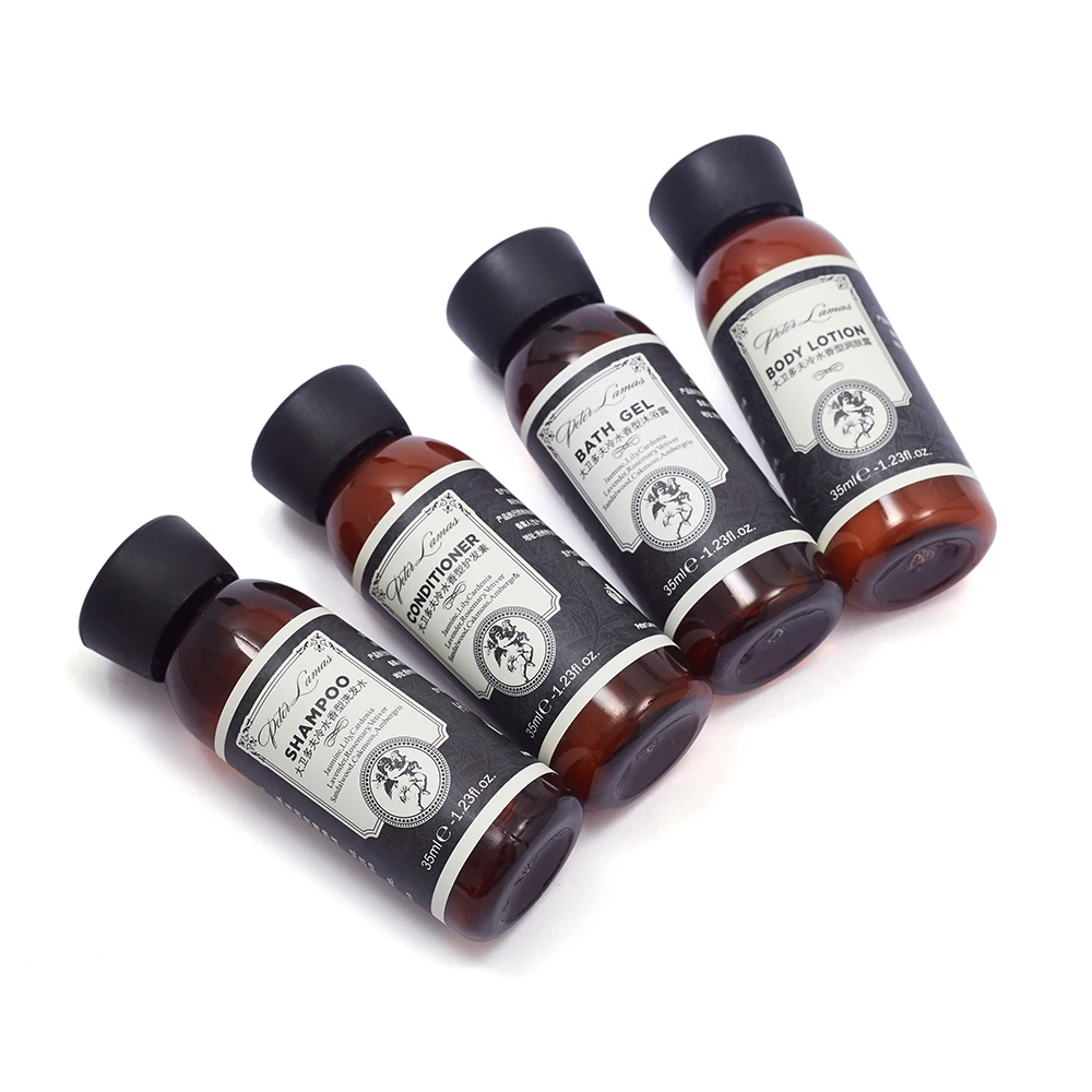 Luxury Nature and Vegan Shampoo Shower Gel Body Lotion Hotel Toiletries Disposable Hotel Washing Amenities