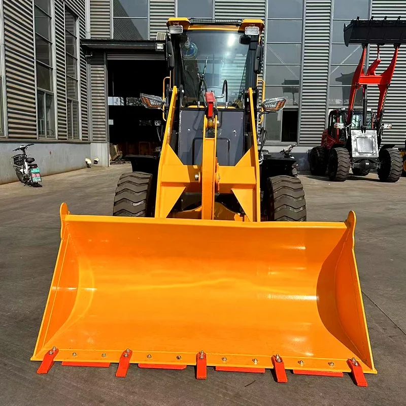 Factory direct sales hydraulic front end loader 4WD multi-function 1.0 ton household garden machinery