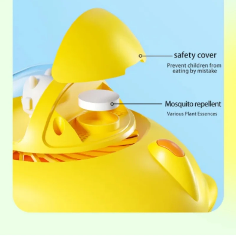 Baby Stroller Fan With Mosquito Repellent Auto Oscillating Flexible Octopus Tripod Mini Portable Clip USB Charging Stroller Fan