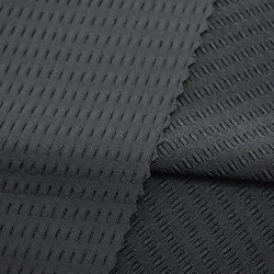 Cool feeling dry fit warp knitting 20 spandex stretch 80 nylon jacquard swimwear fabric for t-shirt