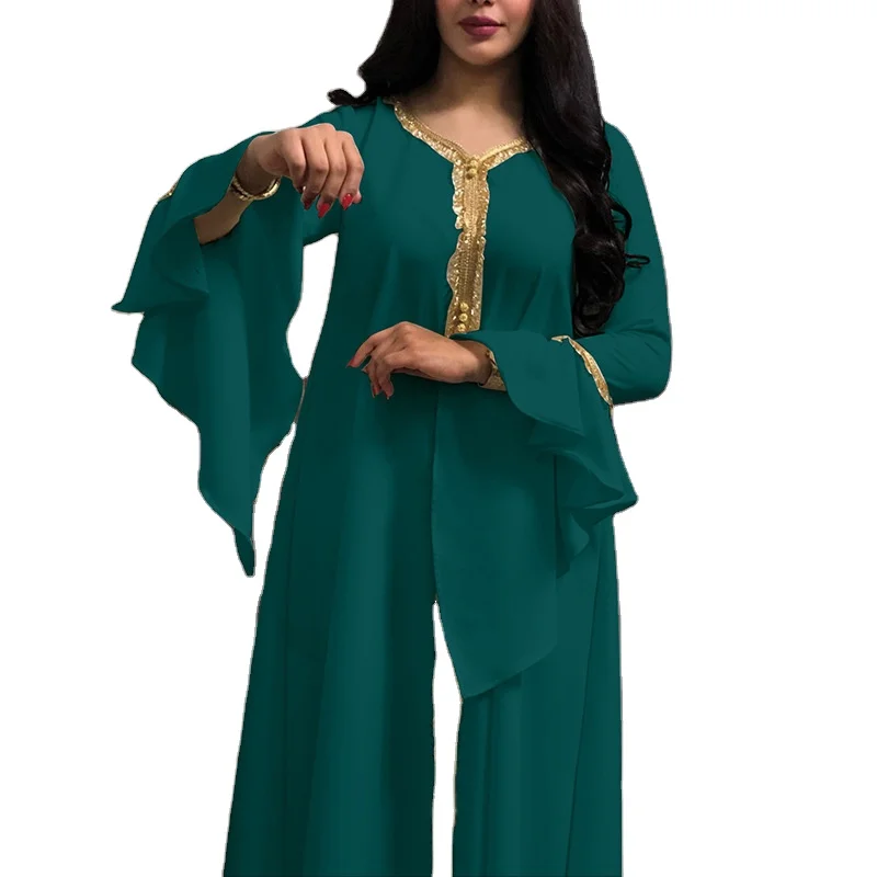 Islam abaya dubai chiffon western islamic clothing middle east evening muslim dress