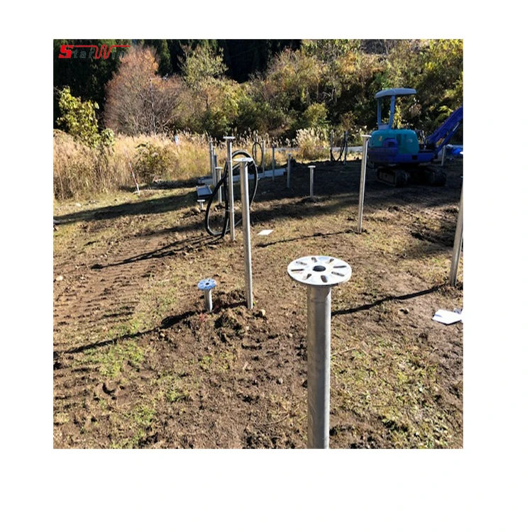 solar mount ground screw price screw high quality ground anchor hot dip ground screws