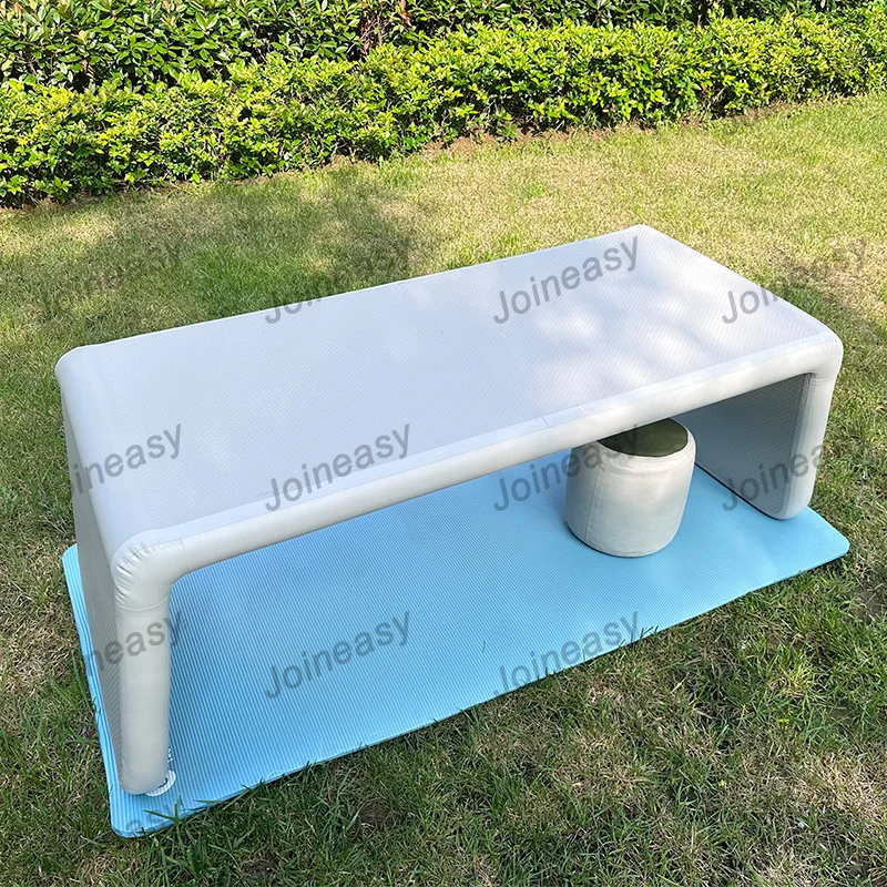 Outdoor Equipment Camping Accessories Factory Directly Portable Air Chair Air Desk Inflatable Sofa Furniture Set