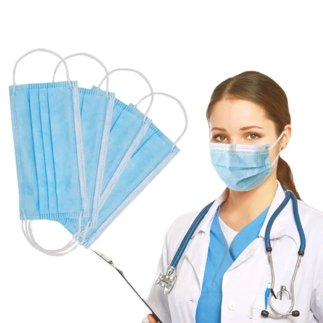 Custom Fashion Face Mask OEM Surgical Disposable Earloop 3ply Non Woven Protective Medical Mask
