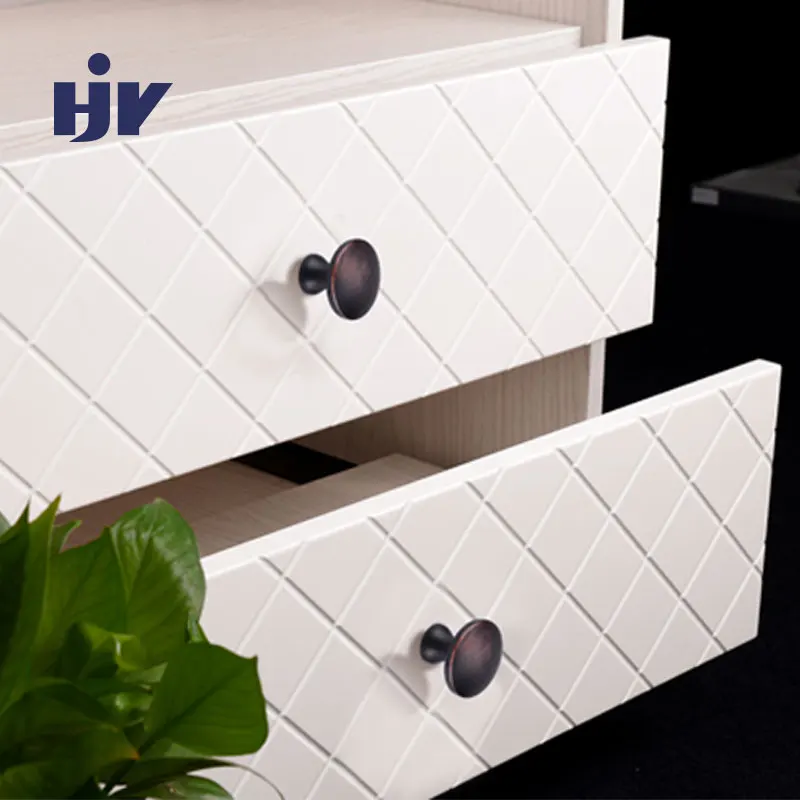 HJY single hole zinc alloy round drawer cabinet knobs and handles