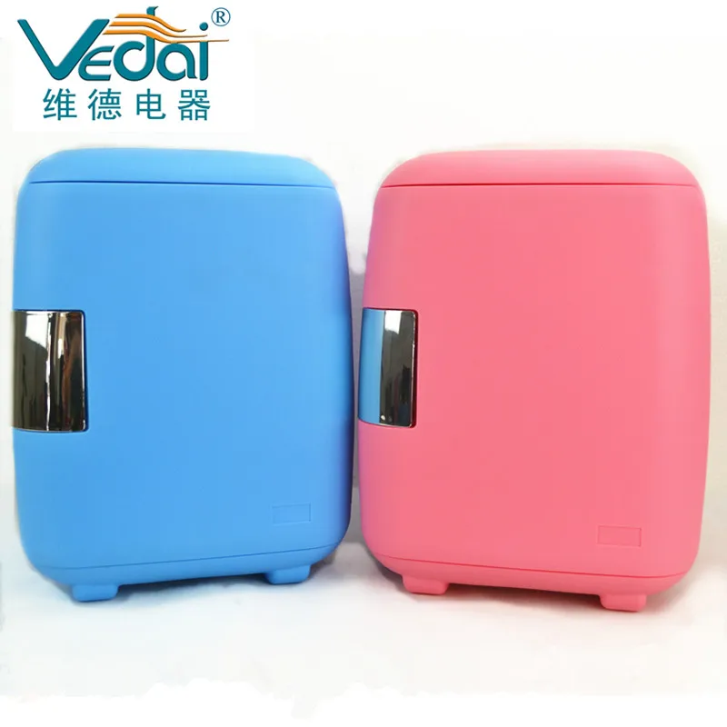 6L refrigerator chiller 12V drink cooler box cold heat fridge Cosmetics refrigerator