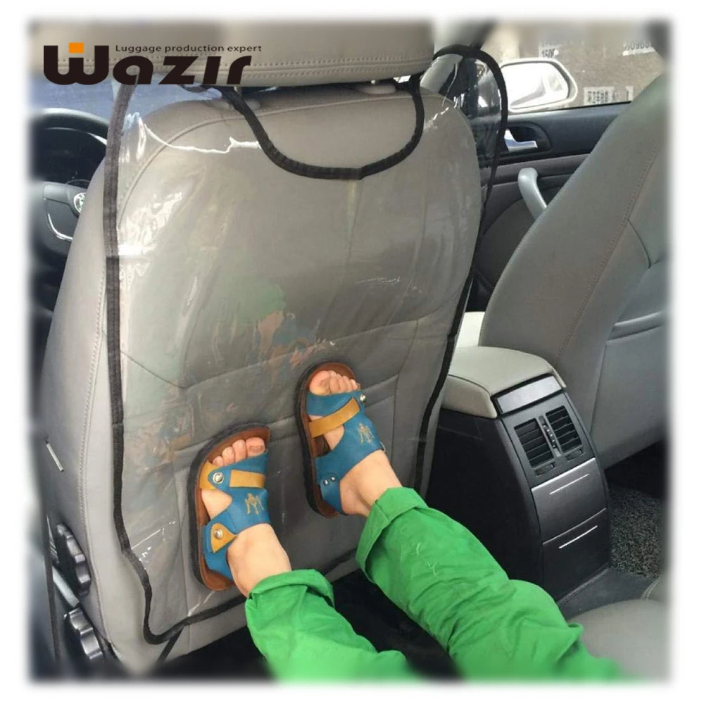 Anti Stepped Dirty Car Seat Back Cover Protector Kids Baby Transparent Kick Mat