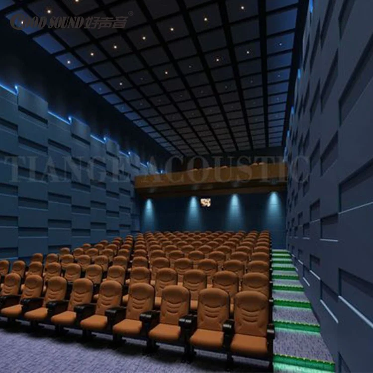 Home Cinema Decorative Wall Absorbing Art Studio Decor Panel Soft Fabric Ceilings Wall Room Acoustic Panel for Office