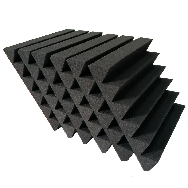 Sound insulation cotton triangular groove sound-absorbing cotton self-adhesive wall indoor flame retardant