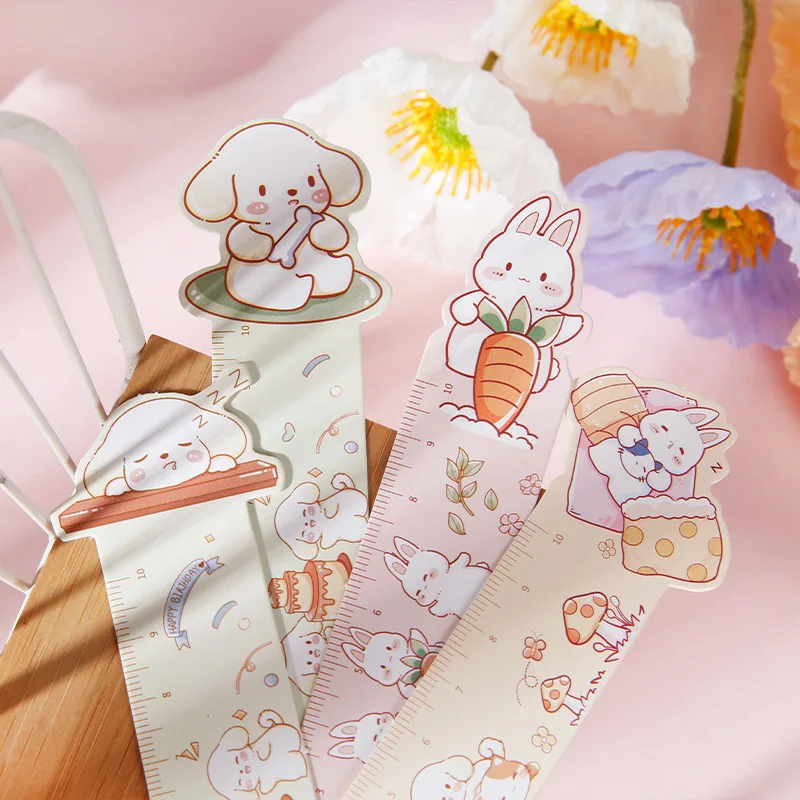 30pcs Cute Animal Bookmark Paper Reading Book Mark Kawaii Book Page Marker Message Card Stationery Supplies