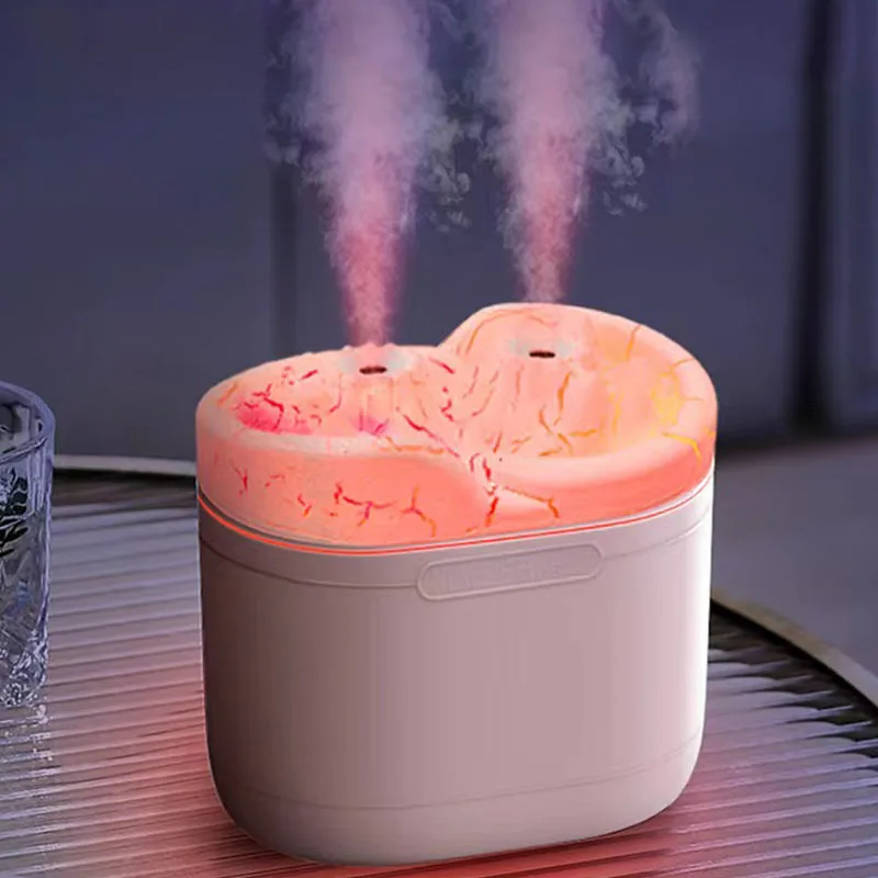 1200ml USB Air Humidifier Portable Purifier Atomizer Simulated Flame Humificadores de aire diffuser with Night Light
