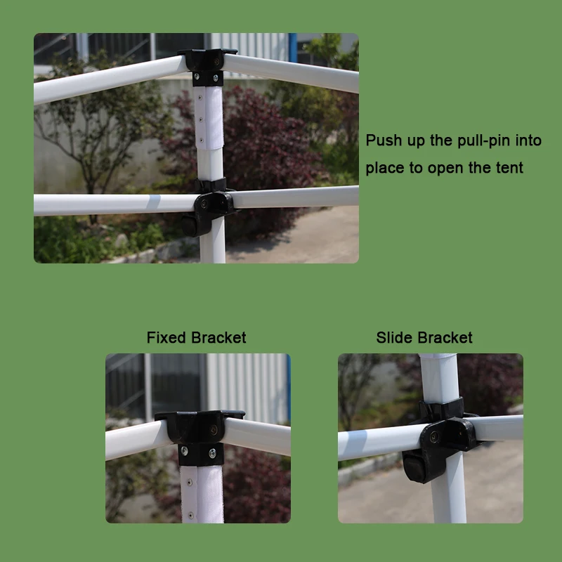 
Heavy Duty Trade Show Metal Frame Folding Tent Camping Gazebo Portable Big Tents 