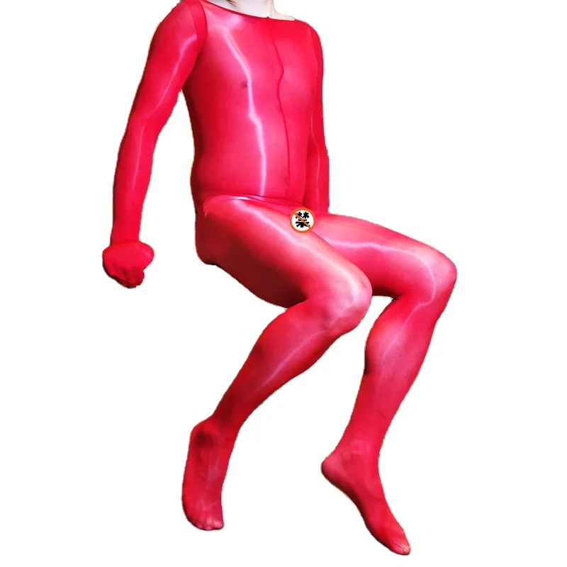 Мужские сексуальные жирные блестящие чулки Соблазнительные облегающие прозрачные колготки для пар