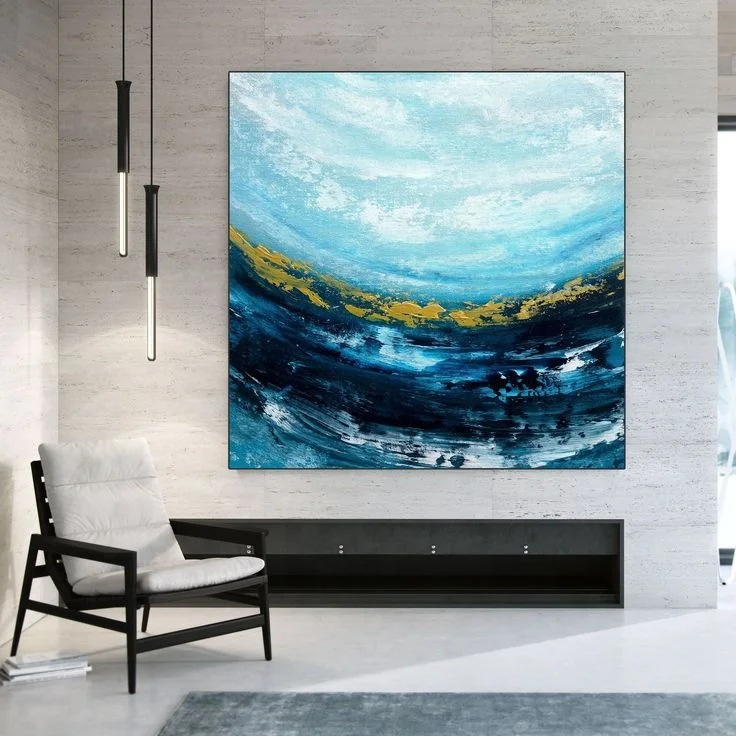 Living Room Decor Handmade Colorful Art Hand Painted Modern Abstract large abstract oil painting