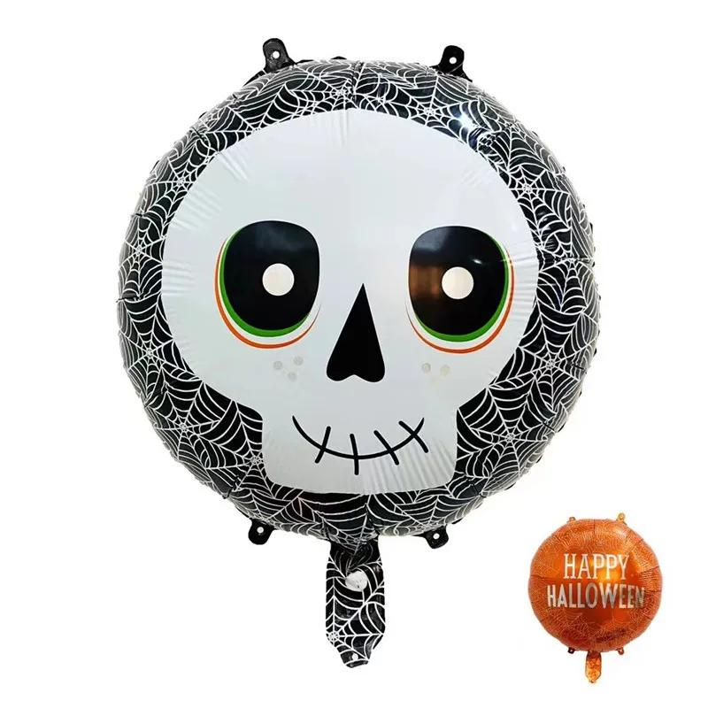 Wholesale 18 Inch Ball Round Shape Globos Helium Foil Ballon Halloween balloon