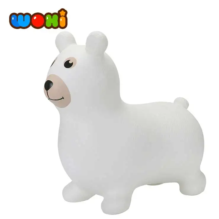 wholesale bouncy animal hopper inflatable bear inflatable toy animal