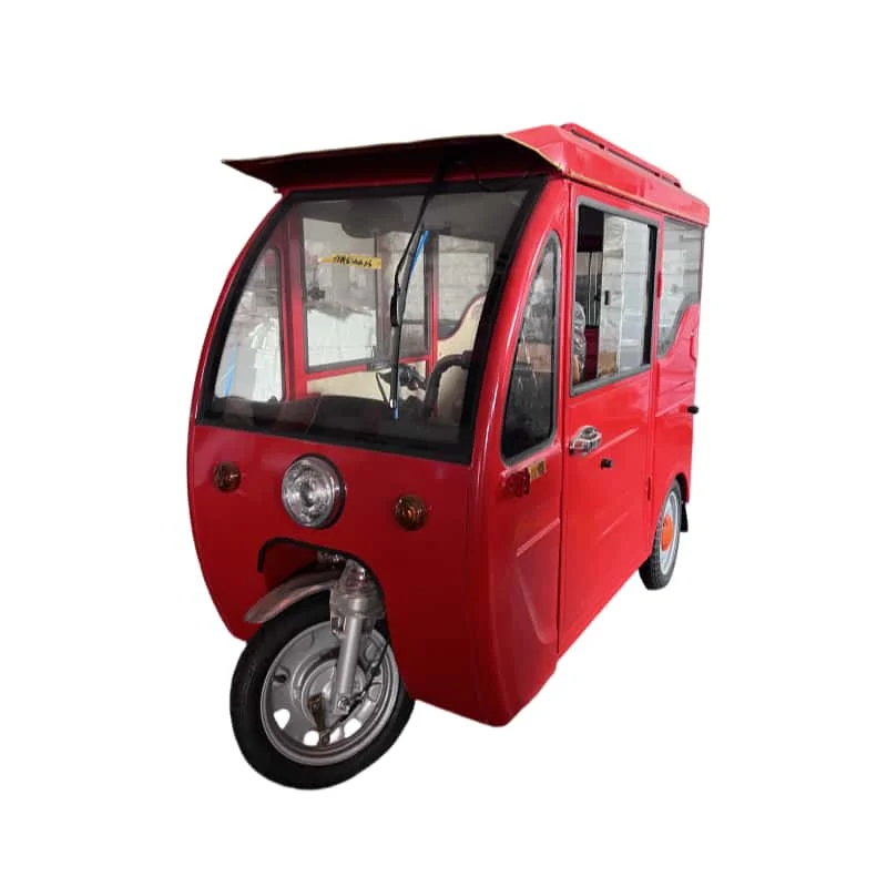 New Design 48v 60v 72v 800w 1000w 1200w 1500w 2000w Family Steel Closed Passenger Three Wheel Electric Tricycle EEC Certified