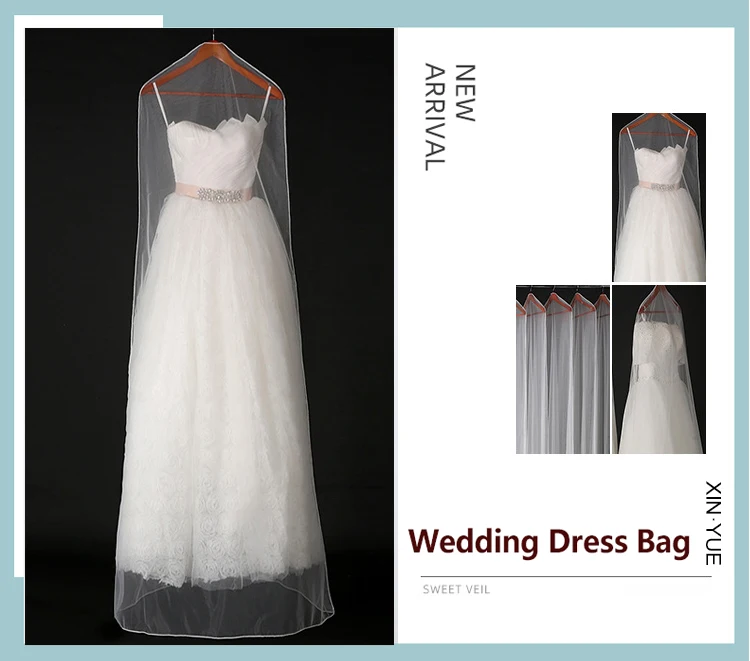 Индивидуальные женские сумки для платьев, складные Упаковочные сумки, пластиковые длинные сумки для платьев