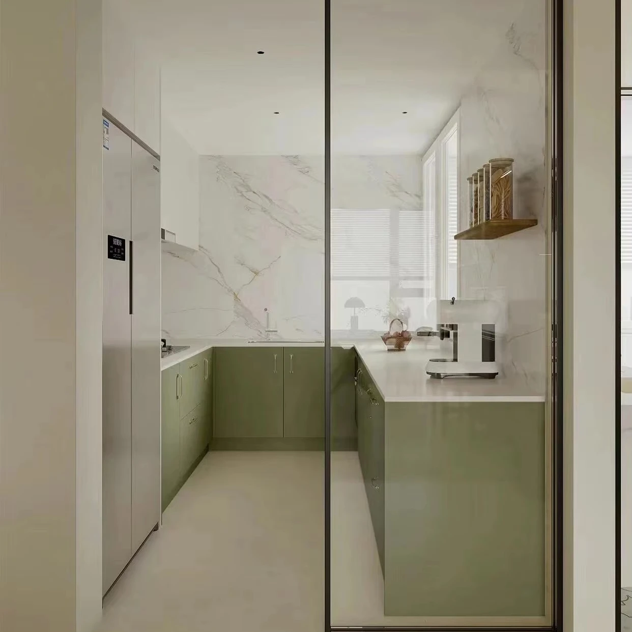 Nordi Interior Smart Electric Automatic Sliding Door LED Screen Panel Aluminum Doors Double Glazed Lifting Sliding Glass Doors