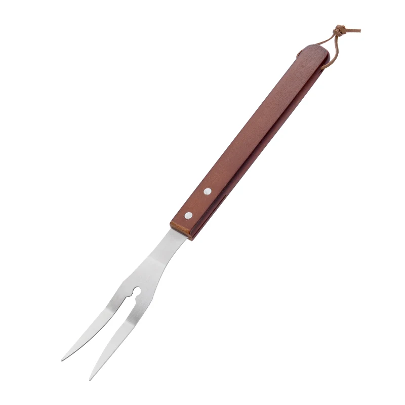 2cr13 Stainless Steel BBQ Tool Set with Solid Hard Wood Handles BBQ Grill Tools Set