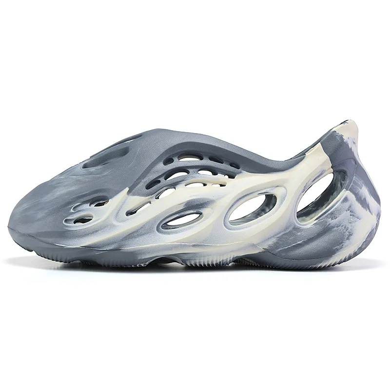 yeezy foam runner moon grey men beach sandals custom printed clog hole shoes yezzy slides zapatillas camo beige gray men yezzys