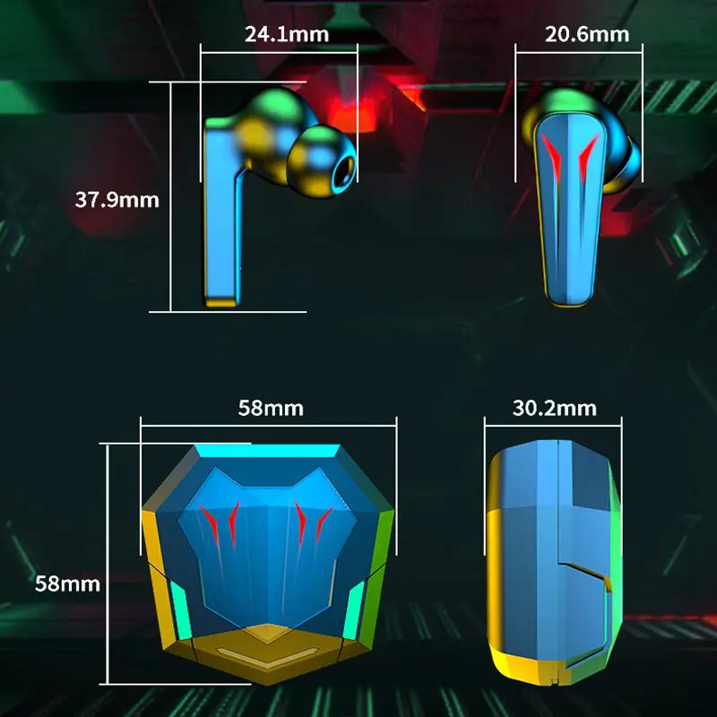 Q31 Tws Gaming Earphone Bass Stereo Wireless Headset Game Music Waterproof Earbud Mini Touch In-ear Headphones