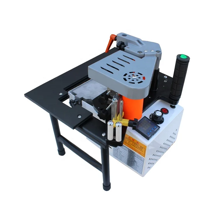 Woodworking small portable curve edge banding machine PVC wood manual edge bander edge banding machine