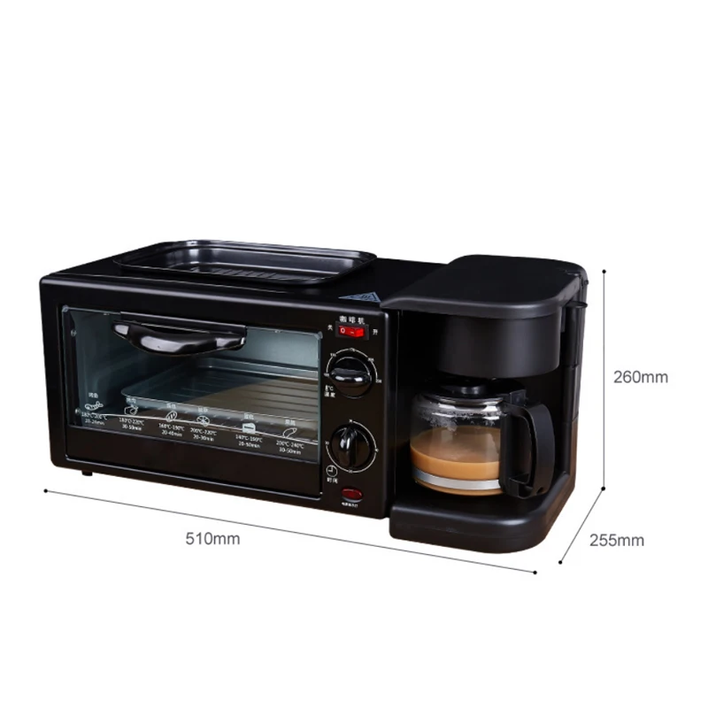 Antronic hot selling household 7L oven multifunction 3 in 1 breakfast maker