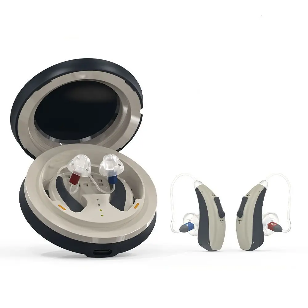 Latest Technology Black Colour Digital Programmable Signia Pure Charge Hearing Aid