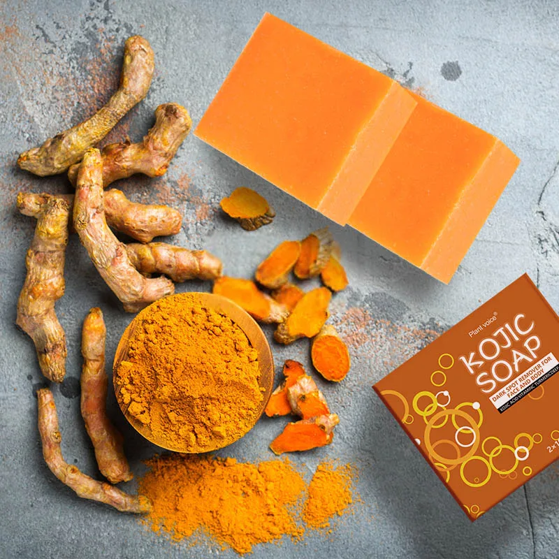 Bomei Wholesale Beauty Face Toilet Kojic San Soap Original Tumeric Soap and Kojic Acid Soap