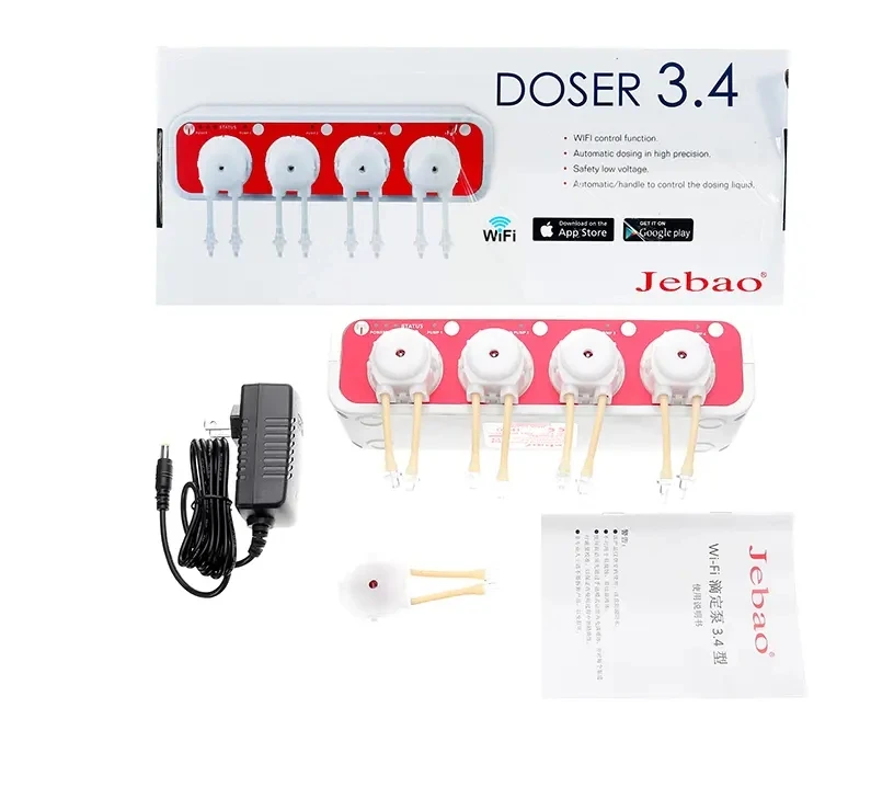 JEBAO JECOD DP2 DP3 DP4 DP-2 DP-3 DP-4 DP3S DP4S DP-3S DP-4S Auto Dosing Pump -Automatic Doser for Marine Reef Doser3.4 2.4