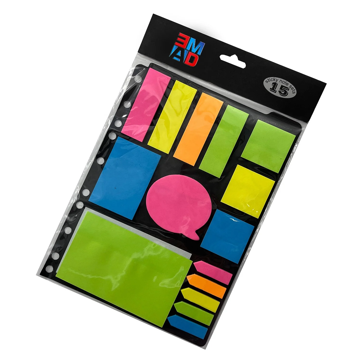 China factory custom logo personalized paper cute  memo note pad notes mixed shaped different size cute sticky note pad set