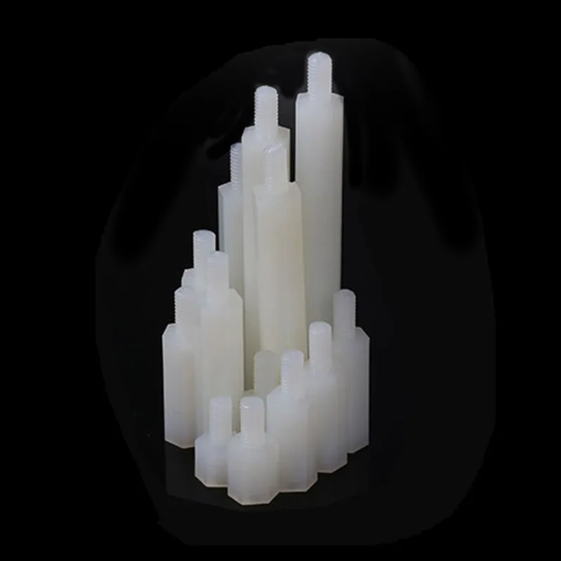 Male and female thread hex nylon spacer standoff/pcb standoff